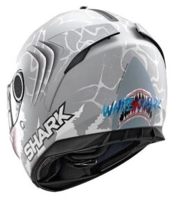 Shark Spartan Lorenzo Replica Motorhelm -Geselecteerde Motorkledingwinkels 007769 222 3 Shark Spartan Lorenzo Witte Haai Mat