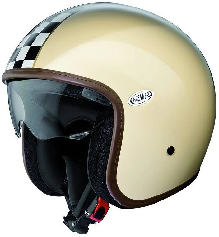 Vintage CK Beige Motorhelm 3 Vintage CK Beige Motorhelm