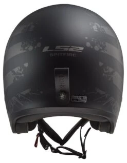Richa OF599 Spitfire Black Flag Motorhelm -Geselecteerde Motorkledingwinkels 019479 114 7 LS2 OF599 Spitfire Flag
