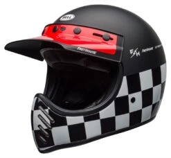 Moto-3 Fasthouse Checkers Motorhelm