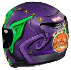 RPHA 11 Green Goblin Motorhelm -Geselecteerde Motorkledingwinkels 026085 010 2 HJC RPHA 11 Green Goblin Marvel