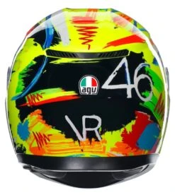 Dainese K3 Rossi Winter Test 2019 Motorhelm -Geselecteerde Motorkledingwinkels 027232 046 6 AGV K3 Rossi Winter Test 2019 Helmet