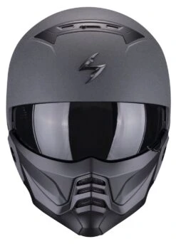 EXO-Combat II Graphite Motorhelm -Geselecteerde Motorkledingwinkels 027344 102 3 Scorpion EXO Combat II Graphite Helmet