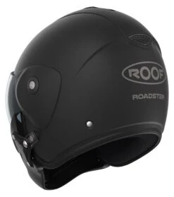 Roadster Iron Motorhelm -Geselecteerde Motorkledingwinkels 027861 111 5 ROOF Roadster Iron Helmet matt black black